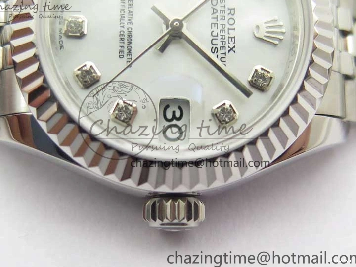BP Jubilee Crystal SS on Edition White Best 28mm ETA2671 Bracelet Datejust SS 279174 Maker Dial 0421